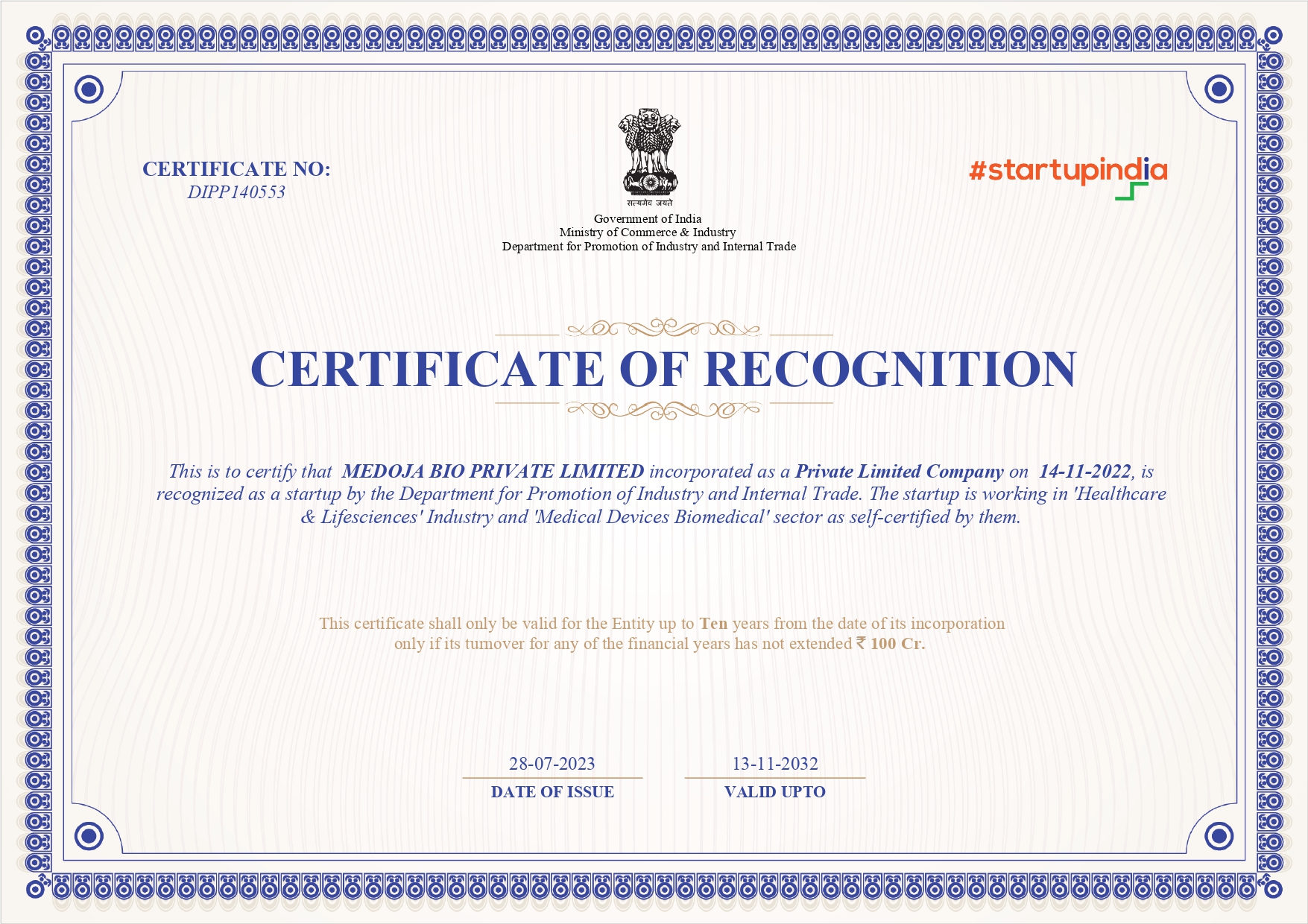 Startup India DPIIT