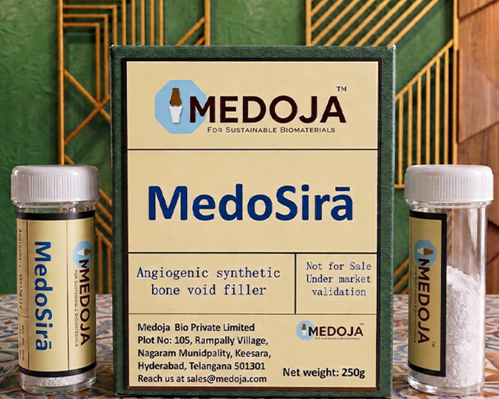 MedoSira synthetic bone graft substitute for bone regeneration