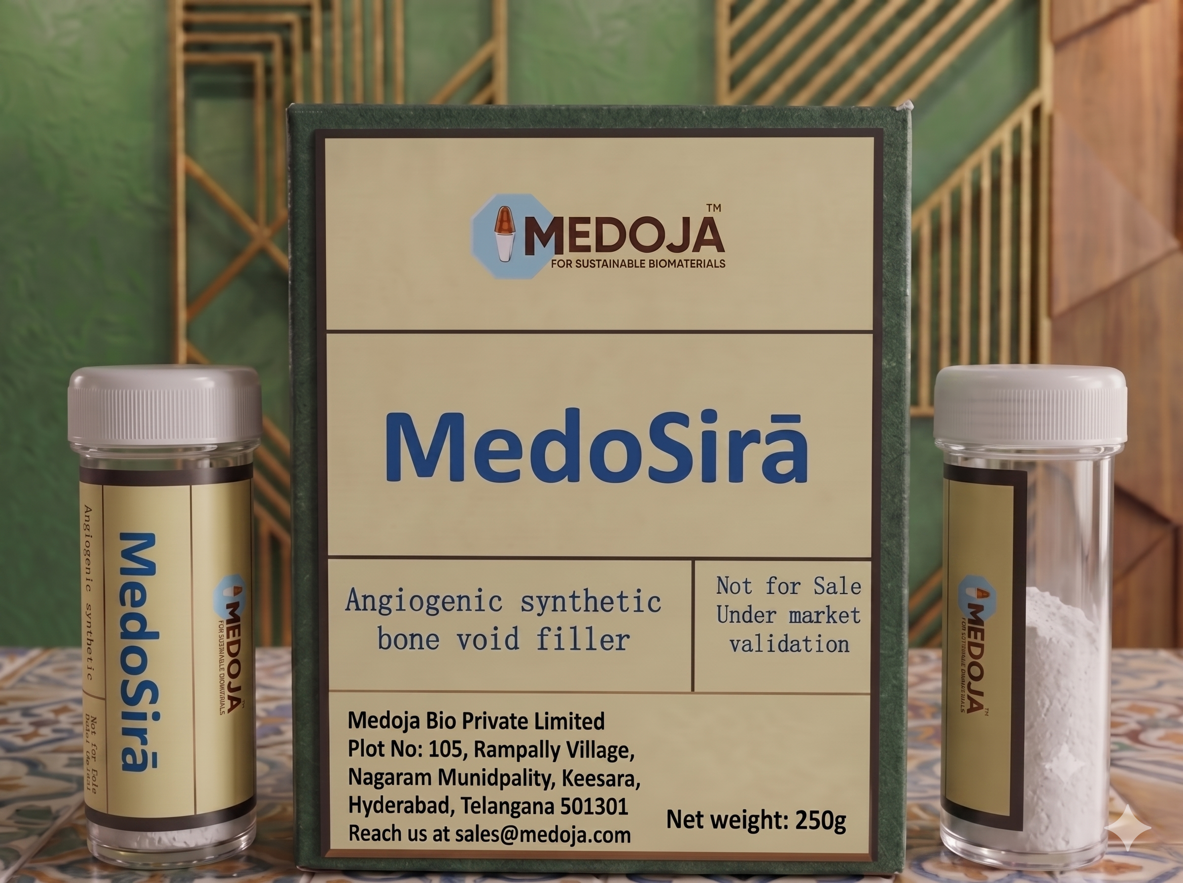 MedoSira synthetic bone graft substitute for bone regeneration
