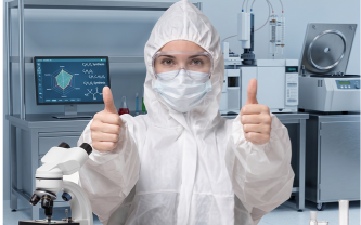 PhD-led biomaterial research in the laboratory