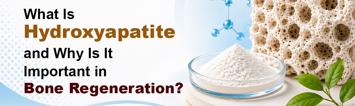 What Is Hydroxyapatite and Why Is It Important in Bone Regeneration — Medoja Bio featured banner